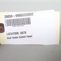 2002-2004 Porsche 911 996 Seat Heater Switch Panel Batwing 99655233502 OEM