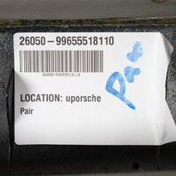 1999-2004 Porsche 911 996 Cabrio Left Windshield Pillar Molding Set Grey OEM