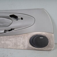 1999-2004 Porsche 911 996 Left Driver Door Panel Graphite Grey OEM Leather