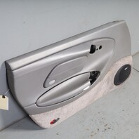 1999-2004 Porsche 911 996 Left Driver Door Panel Graphite Grey OEM Leather