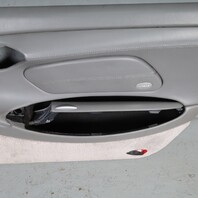 1999-2004 Porsche 911 996 Right Passenger Door Panel Graphite Grey OEM Leather
