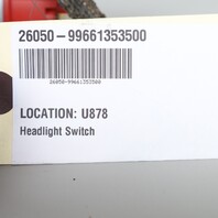 1997-2004 Porsche 911 996 Boxster 986 Headlight Switch OEM 99661353500