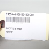 2002-2004 Porsche 911 996 Left Rear Speaker BOSE Grey 99664504300 OEM