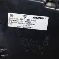 2002-2004 Porsche 911 996 Front Subwoofer Speaker Box BOSE Graphite Grey OEM