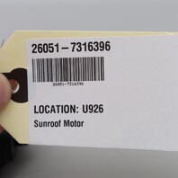 2011-2018 BMW X1 X3 X4 X5 Panoramic Sunroof Drive Motor 67617316396 OEM
