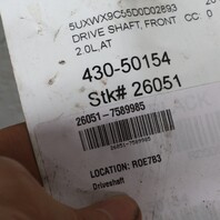 2011-2018 BMW X3 X4 Front Drive Shaft 26207589985 OEM