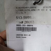 1997-2002 BMW Z3 E36 Right Passenger Rear Lower Control Arm Spindle Hub OEM