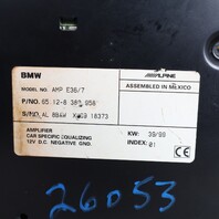 2000-2002 BMW Z3 E36 Amp Amplifier 65128380958 OEM