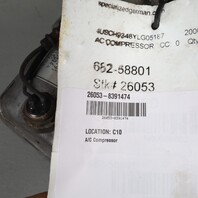 1998-2000 BMW Z3 AC Compressor OEM 64528391474