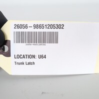 1997-2004 Porsche Boxster 986 Rear Trunk Lid Latch Lock OEM