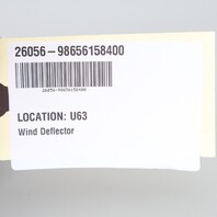 1997-2004 Porsche Boxster 986 Right Wind Deflector Screen OEM 98656158400