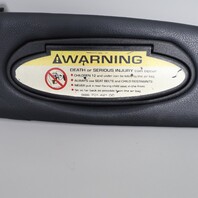2000-2005 Porsche Boxster 986 Right Passenger Sun Visor OEM 98656160800
