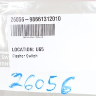 2002-2004 Porsche Boxster 986 Emergency Flasher Hazard Switch 98661312010 OEM