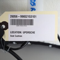 1999-2004 Porsche 911 Boxster Front Seat Backrest Cushion Graphite Grey OEM
