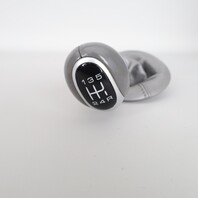 2000-2004 Porsche 911 Boxster 6 Speed Shift Knob Grey 99655265501 OEM