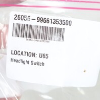 1997-2004 Porsche 911 996 Boxster 986 Headlight Switch OEM 99661353500