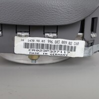 2000-2004 Porsche 911 Boxster 3 Spoke Steering Wheel Airbag Grey OEM