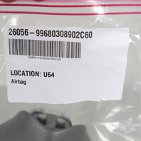 2000-2004 Porsche 911 Boxster 3 Spoke Steering Wheel Airbag Grey OEM