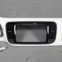 2012-2019 Volkswagen Beetle Dash Radio Stereo Trim Candy White OEM NOTE