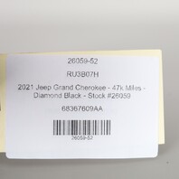 2016-2022 Jeep Grand Cherokee Backup Rear View Camera OEM 68367609AA