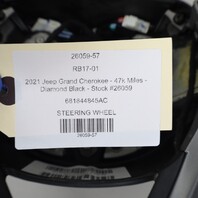 2014-2022 Jeep Grand Cherokee Leather Steering Wheel Assembly OEM 681844845AC