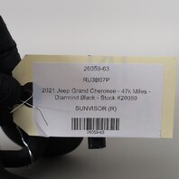 2014-2022 Jeep Grand Cherokee Right Passenger Sun Visor Shade OEM 1WK20LU5AF