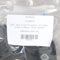 2014-2022 Jeep Grand Cherokee Right Passenger Mirror Glass Only OEM 68236932AE