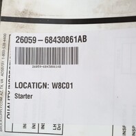 2021-2025 Jeep Grand Cherokee 3.6 Starter Motor OEM 68430861AB