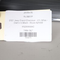 2011-2021 Jeep Grand Cherokee Dashboard Air Vent Trim Molding Set OEM