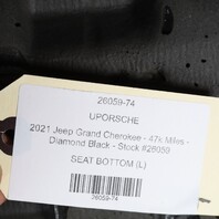 2019-2022 Jeep Grand Cherokee Left Front Seat Cushion Black OEM 6VE23LA8AB