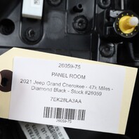 2021 Jeep Grand Cherokee Right Front Door Trim Panel Black OEM 7EK28LA3AA