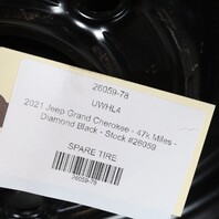 2011-2022 Jeep Grand Cherokee 18 X 4 Compact Mini Spare Tire Wheel OEM