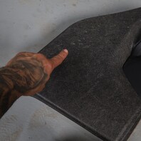 2014-2021 BMW i3 I01 Left Rear Door Trim Panel Aragaz Gray OEM 51427377281