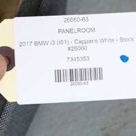 2014-2021 BMW i3 I01 Left Rear Door Trim Panel Aragaz Gray OEM 51427377281