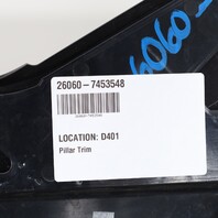 2014-2021 BMW i3 I01 Right Passenger A-Pillar Trim Molding OEM 51137453548