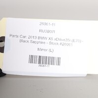 2010-2013 BMW X5 E70 Left Side View Door Mirror 51167282735 OEM