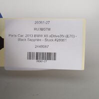 Parts Car: 2013 BMW X5 xDrive35i (E70) - Black Sapphire - Stock #26061