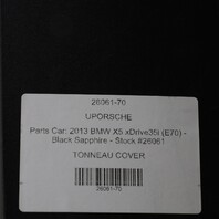 2007-2013 BMW X5 Rear Cargo Cover Shade Black 51476955873 OEM