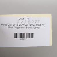 BMW X5 E70 Left Driver Steering Wheel Airbag 32306884665 OEM