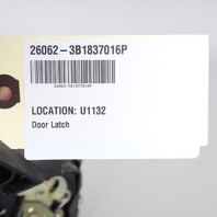 1998-2004 Porsche 911 996 Boxster 986 Right Door Latch 3B1837016P OEM