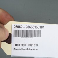 1997-2004 Porsche Boxster 986 Left Convertible Top Guide Arm 98656155101 OEM