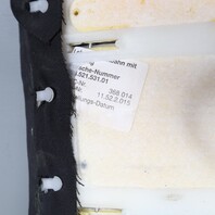 1999-2004 Porsche 911 996 Boxster 986 Front Seat Backrest Cushion Black OEM