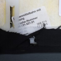 1999-2004 Porsche 911 996 Boxster 986 Front Seat Backrest Cushion Black OEM