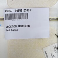 1999-2004 Porsche 911 996 Boxster 986 Front Seat Backrest Cushion Black OEM
