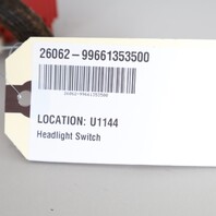 1997-2004 Porsche 911 996 Boxster 986 Headlight Switch OEM 99661353500