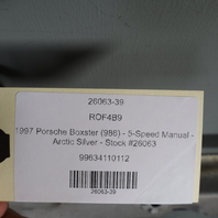 1997-2001 Porsche 911 Boxster Front Suspension Crossmember OEM