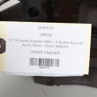 1997-2012 Porsche Boxster Cayman 986 987 Front Brake Calipers Brembo Black OEM