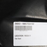 1997-2004 Porsche 911 996 Boxster 986 Left Radiator Fan Shroud 99657534102 OEM