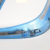 2014-2021 BMW i3 I01 Front Left Driver Kidney Grille Blue Trim OEM 51137375883