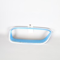 2014-2021 BMW i3 I01 Front Left Driver Kidney Grille Blue Trim OEM 51137375883